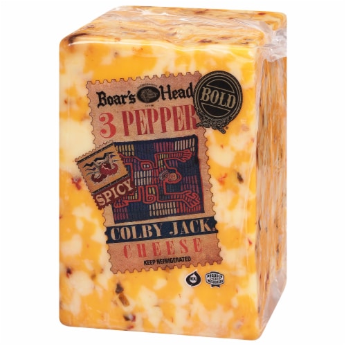 Boar’s Head Bold 3 Pepper Colby Jack Cheese Perspective: back