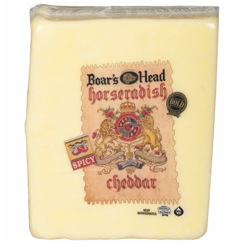 Boar’s Head Horseradish Cheddar Cheese Perspective: back