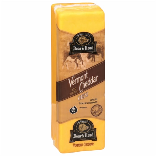 Boar's Head Vermont Cheddar Cheese Yellow Perspective: back