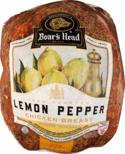 Boar’s Head Lemon Pepper Chicken Breast Perspective: back