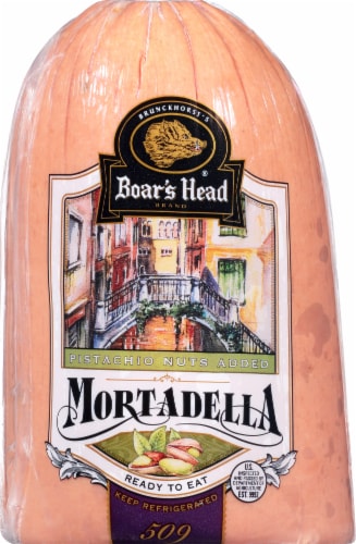 Boar’s Head Mortadella with Pistachios Perspective: back