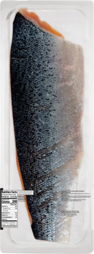 Kroger® Whole Fillet Atlantic Salmon Perspective: back