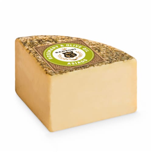 Sartori Rosemary Asiago And Olive Oil Cheese Perspective: back