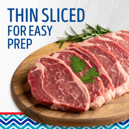 Kroger® Mercado Thin Sliced Beef Ribeye Steak Perspective: back