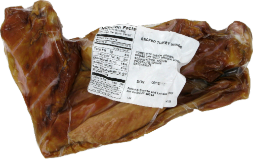 Bowman Landes Smoked Turkey Wings (2 per Pack) Perspective: back