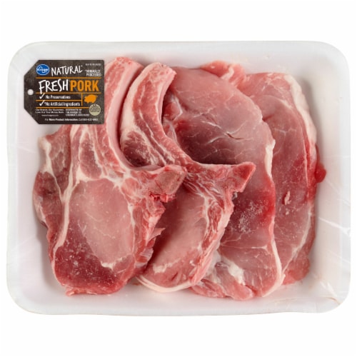 Kroger® Bone-In Pork Loin Chops Perspective: back