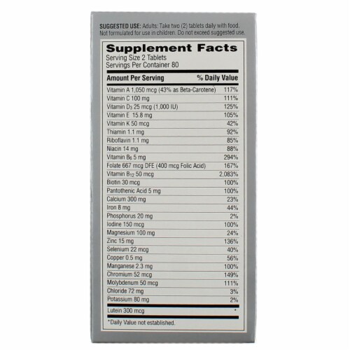Centrum® Women's 50+ Multi-Vitamin Mini Tablets Perspective: back