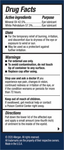 Refresh P.M. Lubricant Eye Ointment Perspective: back