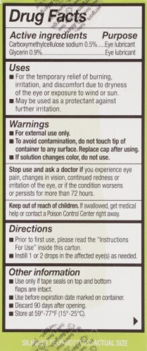 Refresh® Relieva® PF Xtra Lubricant  Eye Drops Perspective: back