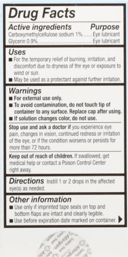 Refresh Optive Gel Drops Extended Therapy Lubricant Eye Gel Perspective: back
