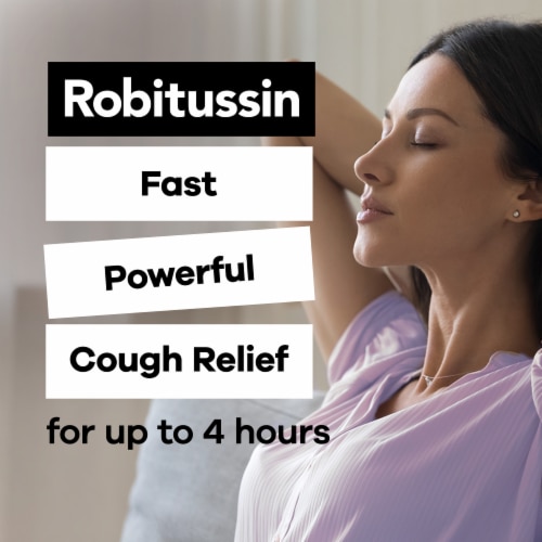Robitussin Maximum Strength Elderberry Cough Suppressant Perspective: back