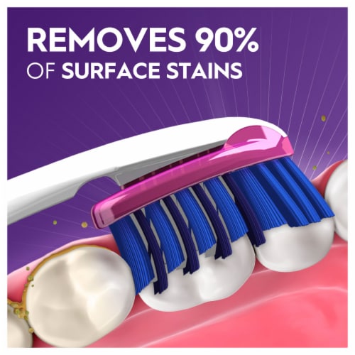 Oral-B 3D White Pro-Flex Stain Eraser Toothbrush Perspective: back
