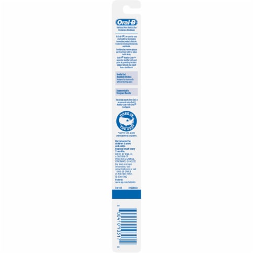 Oral-B Healthy Clean Soft Toothbrush Perspective: back