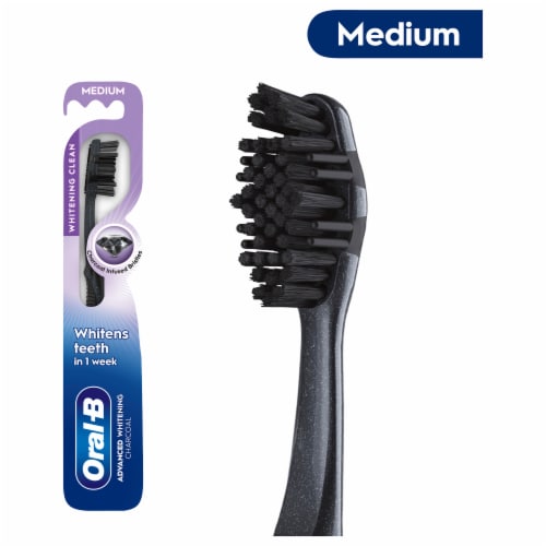 Oral-B Charcoal Toothbrush Perspective: back