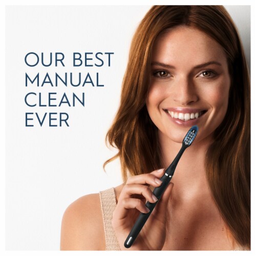 Oral-B Black Clic Toothbrush Ultimate Clean Replacement Brush Heads Perspective: back