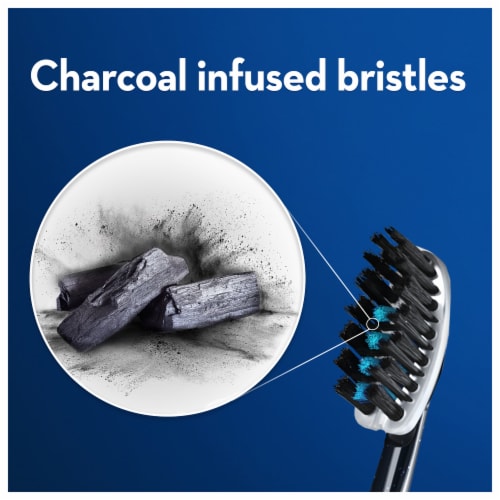 Oral-B Pro-Flex Charcoal Manual Toothbrush Perspective: back