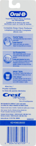 Oral-B Complete Deep Clean Soft Toothbrushes Perspective: back