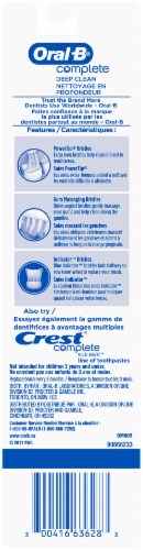 Oral-B Advantage Complete Deep Clean Medium Toothbrushes Perspective: back