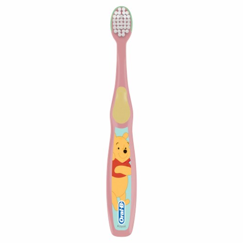Crest Training Toothpaste Kit Mild Strawberry Gel Toothpaste featuring Disney Winnie the Pooh Perspective: back