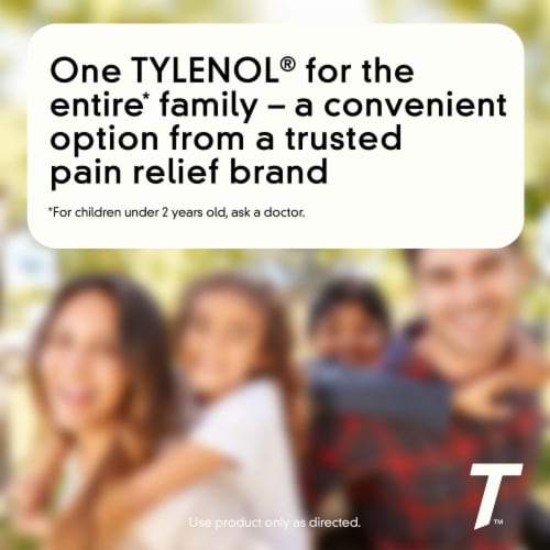 Tylenol Child & Adult Oral Suspension, Pain & Fever, Cherry Perspective: back