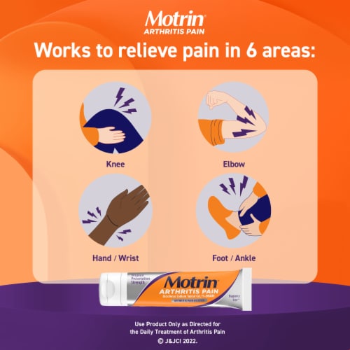 Motrin Arthritis Pain Diclofenac Sodium Topical Gel 1% Perspective: back