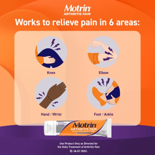 Motrin Arthritis Pain Diclofenac Sodium Topical Gel 1% Perspective: back