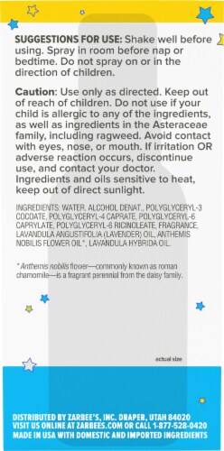 Zarbee's® Naturals Baby Calming Bedtime Spray Perspective: back