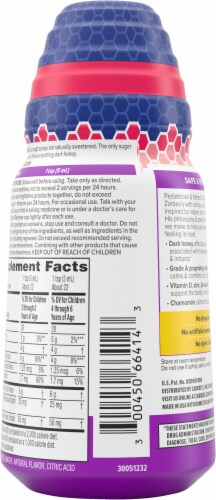 Zarbee's Nighttime Cough Syrup Perspective: back