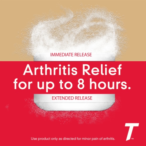 Tylenol 8 Hour Arthritis & Joint Pain Acetaminophen Caplets Perspective: back