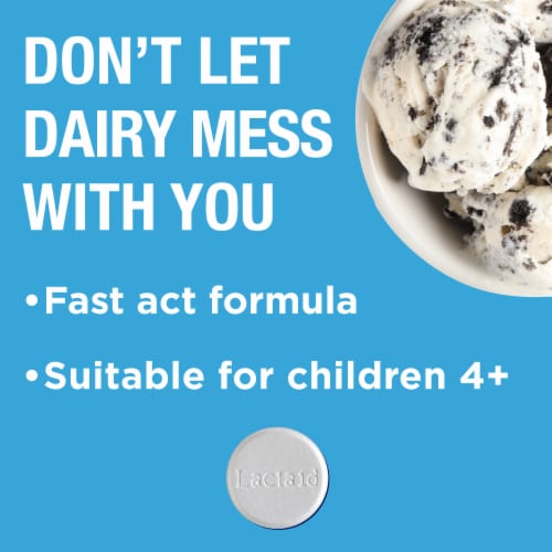 Lactaid Fast Act Chewables Perspective: back