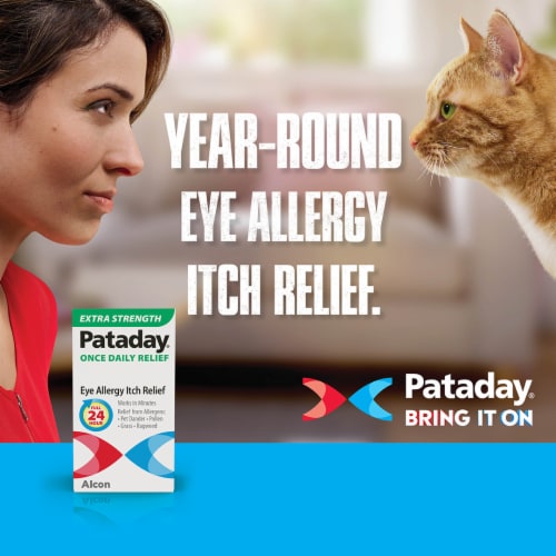 Pataday® Once Daily Extra Strength Eye Allergy Itch Relief Solution Perspective: back