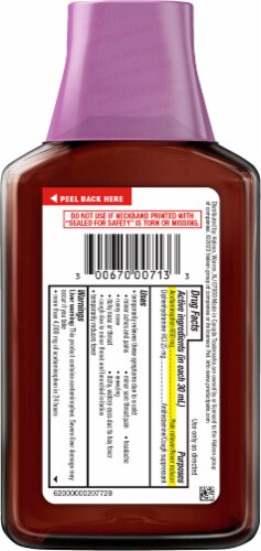 Theraflu Nighttime Severe Cold Relief Berry Flavored Perspective: back
