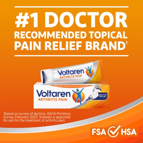 Voltaren Arthritis Pain Powerful Topical Arthritis Pain Relief Gel Perspective: back
