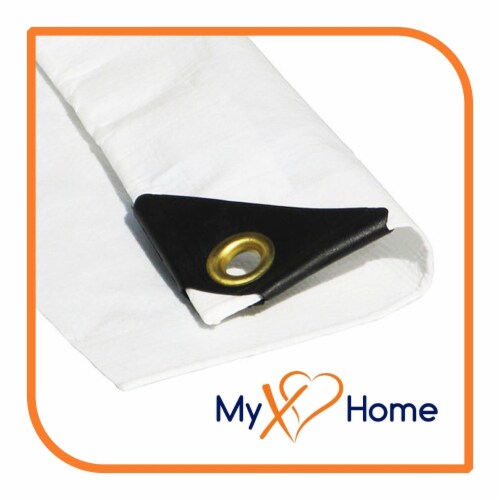 10 x 12 Yellow Color 12 Mil Heavy Duty Tarp Canopy 