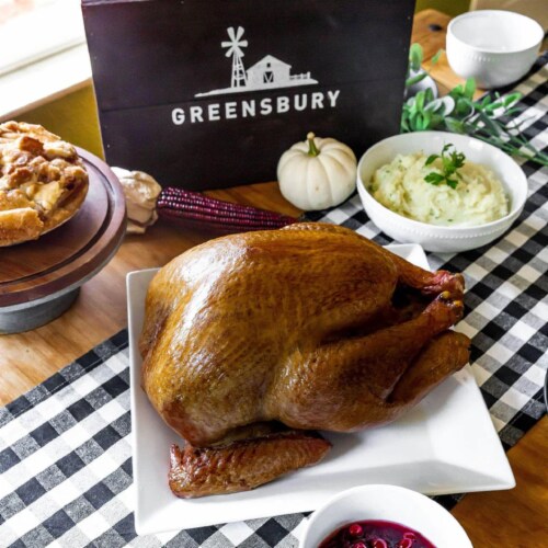 Greensbury Organic Free-Range Whole Turkey (12-14lbs) Perspective: back