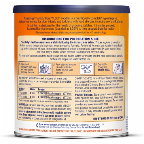 Enfamil Nutramigen Hypoallergenic Infant Toddler Formula Powder