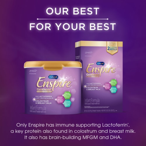 Enfamil Enspire Gentlease Powdered Infant Formula Pouches Perspective: back