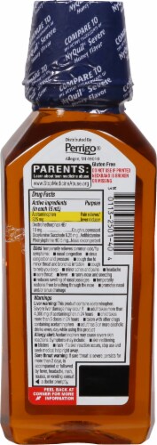 GoodSense® Severe Night Time Cold & Flu Medicine Acetaminophen Liquid Perspective: back