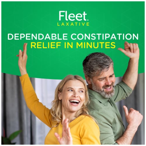 Fleet Gentle Glide Tip Laxative Saline Enema Adult Constipation Relief Perspective: back
