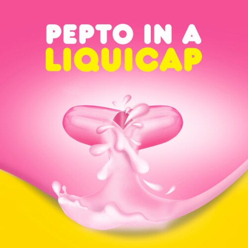 Pepto-Bismol® Multi-Symptom Rapid Relief LiquiCaps Perspective: back