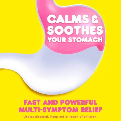 Pepto Bismol Original Multi-Symptom Relief Liquid Perspective: back