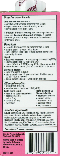 Pepto-Bismol Liquid and Tablet Combo Pack, 1 Count - Ralphs