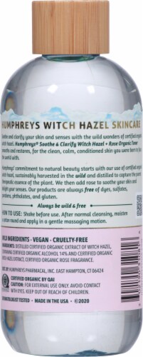 Humphreys® Organic Toner Soothe & Clarify Witch Hazel Perspective: back