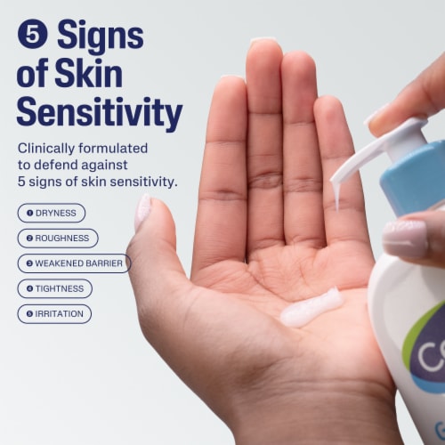 Cetaphil Gentle Skin Cleanser Face Wash for Sensitive Skin Perspective: back