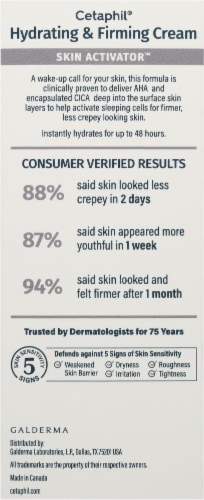 Cetaphil® Skin Activator™ Face & Body Cream for Hydrating & Firming Perspective: back