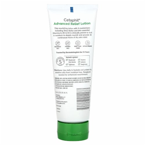 Cetaphil® Advanced Relief Lotion Perspective: back