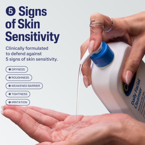 Cetaphil Daily Facial Cleanser for Combination to Oily, Sensitive Skin Perspective: back
