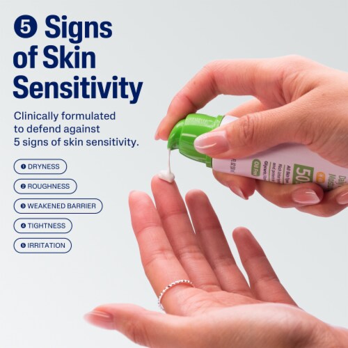 Cetaphil Daily Facial Moisturizer with SPF 50, Gentle Facial Moisturizer For Dry to Normal Skin Perspective: back