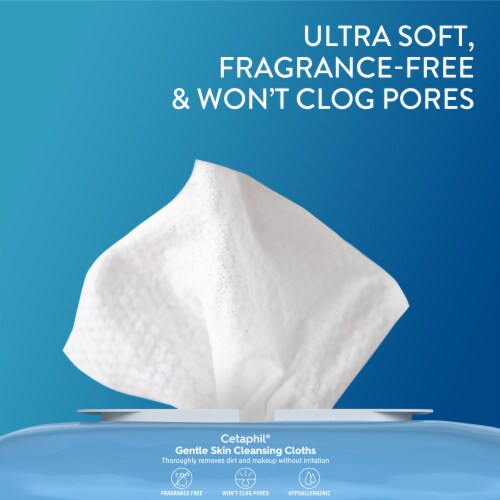 Cetaphil® Gentle Skin Cleansing Cloths Perspective: back