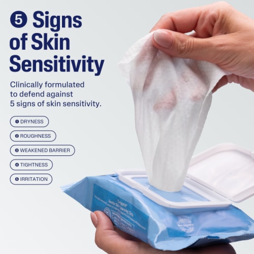 Cetaphil Gentle Skin Cleansing Cloths, Face and Body Wipes for Sensitive Skin Perspective: back